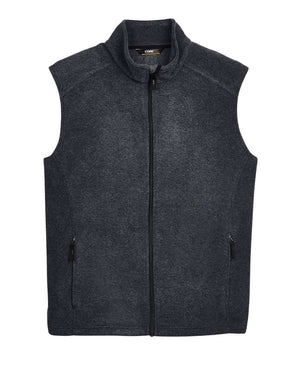 CORE365 Men's Journey Fleece Vest - Heather Charcoal