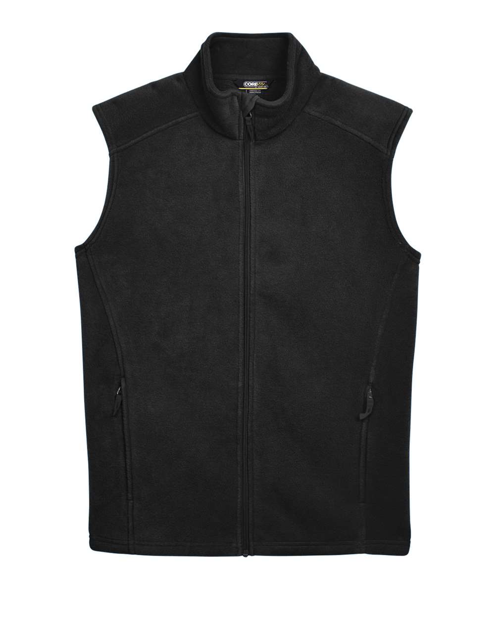 CORE365 Men's Tall Journey Fleece Vest - Black