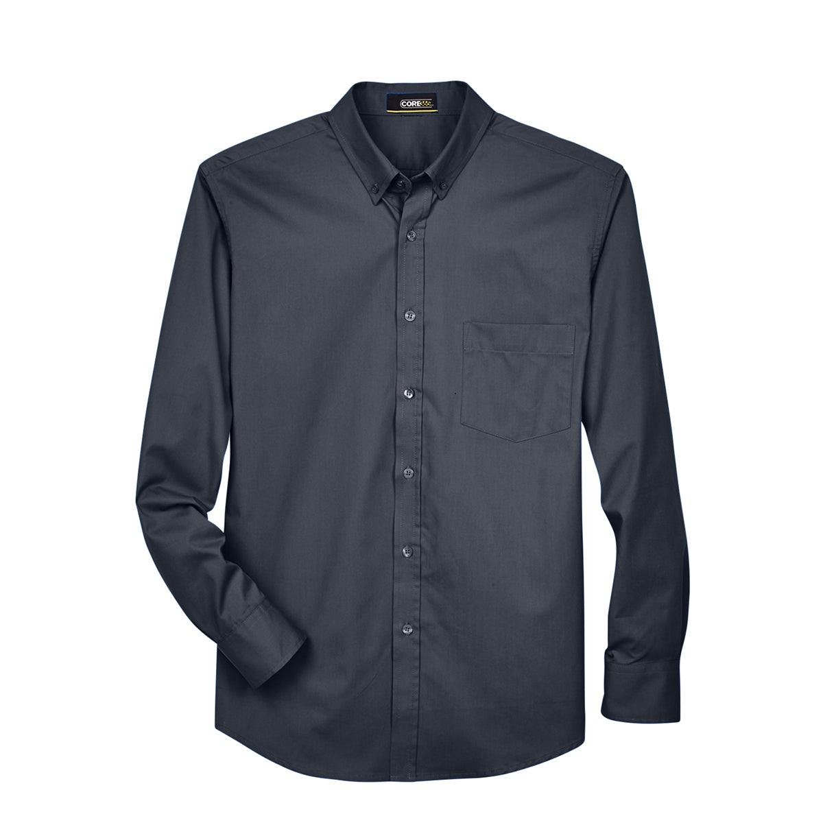 CORE365 Operate Long Sleeve Twill Shirt (Men's) - Carbon