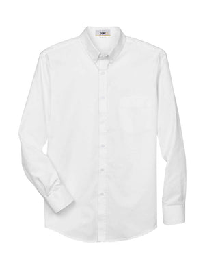 CORE365 Operate Long Sleeve Twill Shirt (Men's) - White
