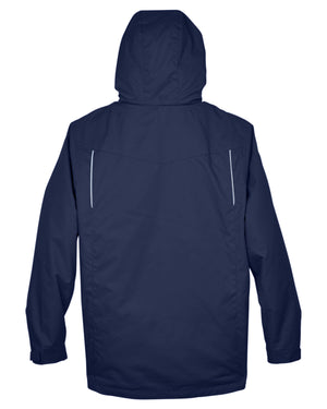 Core365 Men's Tall Region 3-in-1 Jacket with Fleece Liner - Back