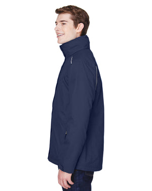 Core365 Men's Tall Region 3-in-1 Jacket with Fleece Liner - Side