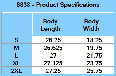 Bella + Canvas Ladies' Slouchy Tank - Specs