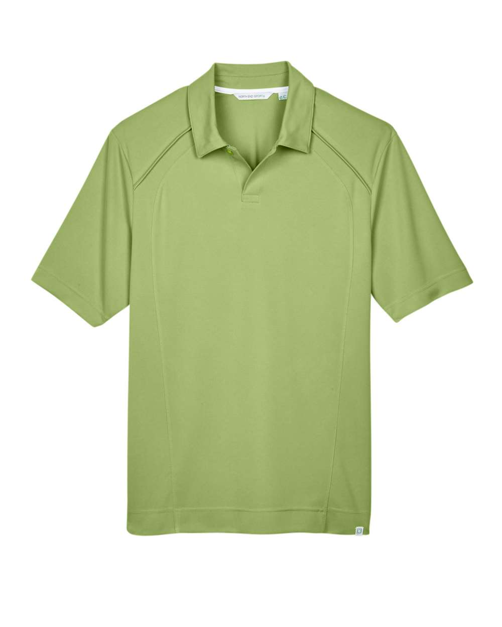North End Men's Recycled Polyester Performance Piqué Polo - Cactus Green