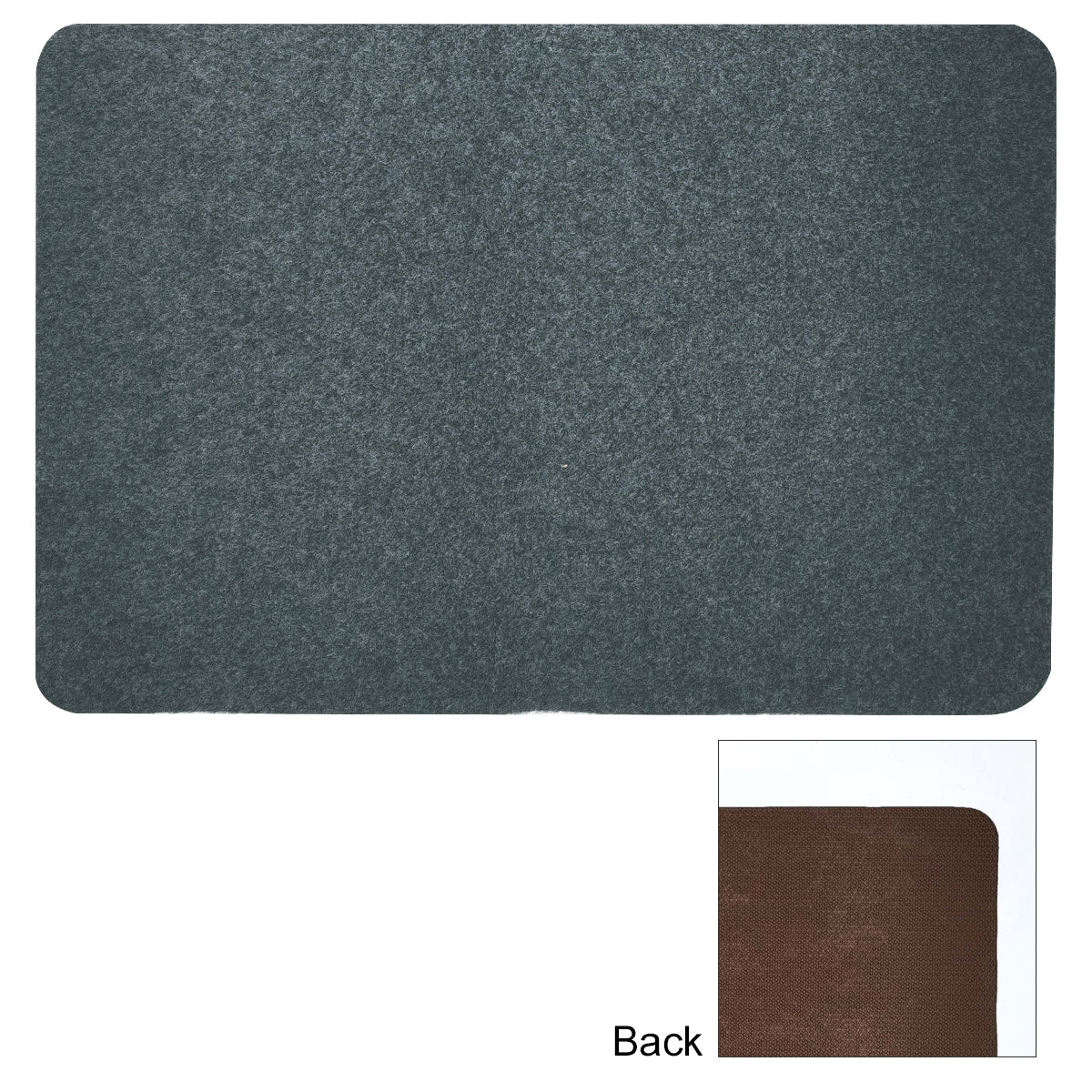 Small Interior Floor Mat - Gray