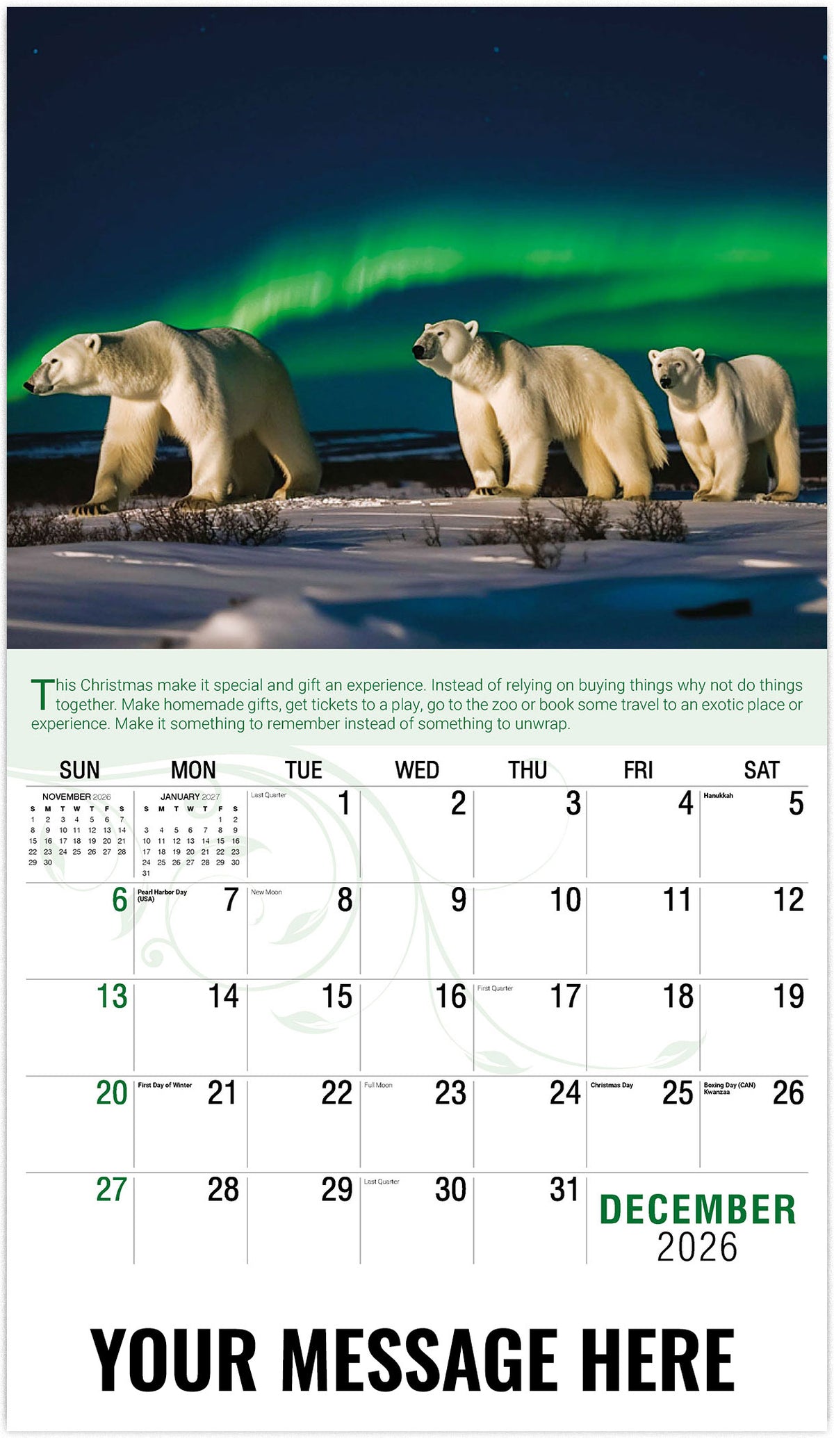 Go Green - 2026 Promotional Calendar