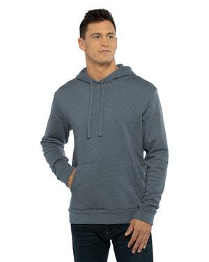 Next Level Apparel Unisex Malibu Pullover Hooded Sweatshirt - Heathr Slate Blu