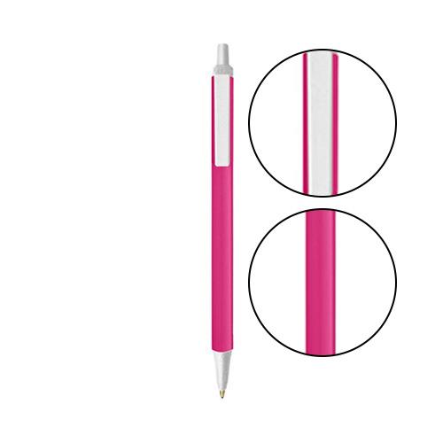 Pink BIC® Clic Stic® Pen - Pink With White