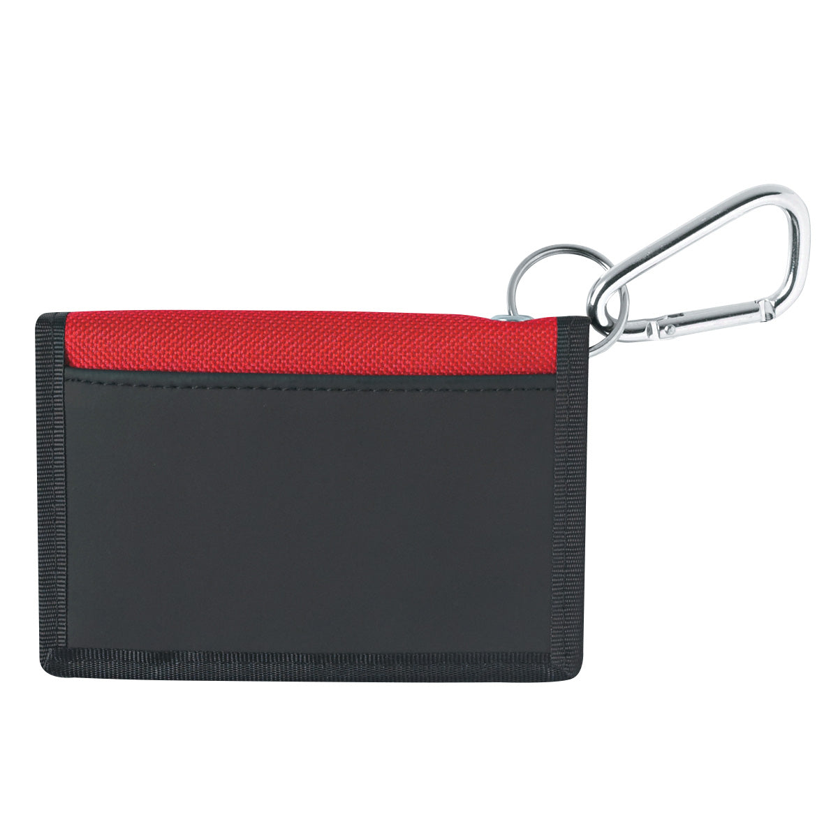 Wallet With Carabiner - Red