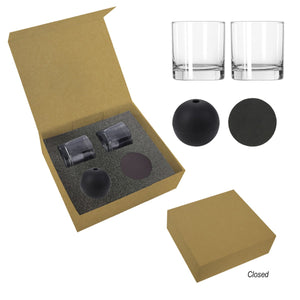 Ice-Sphere Whiskey Kit - Black/Natural