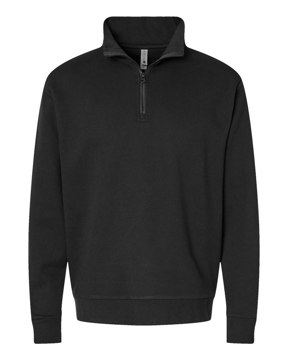 Next Level Unisex Fleece Quarter-Zip - Black