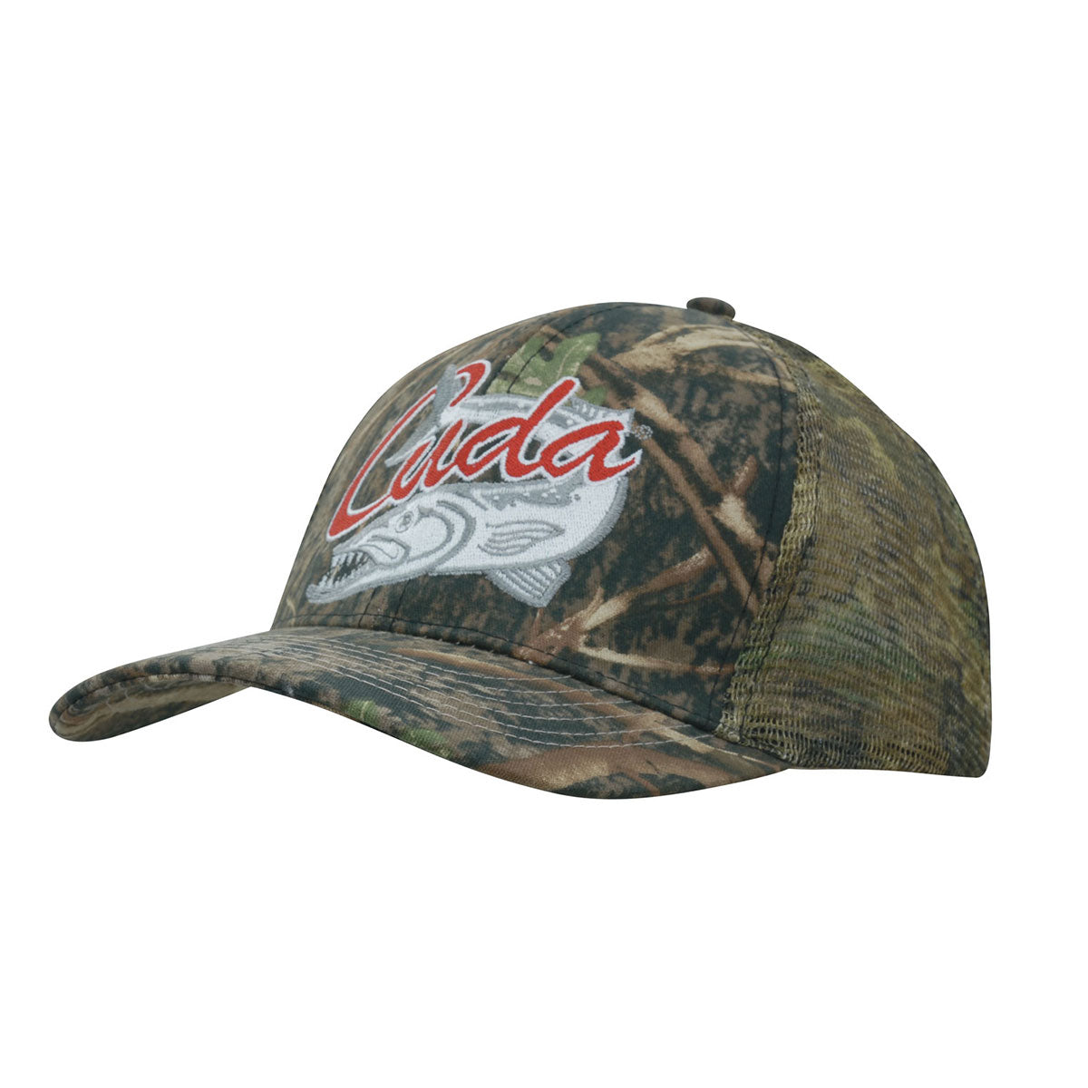 6 Panel True Timber Mesh Back Cap - Custom Embroidered - Timber