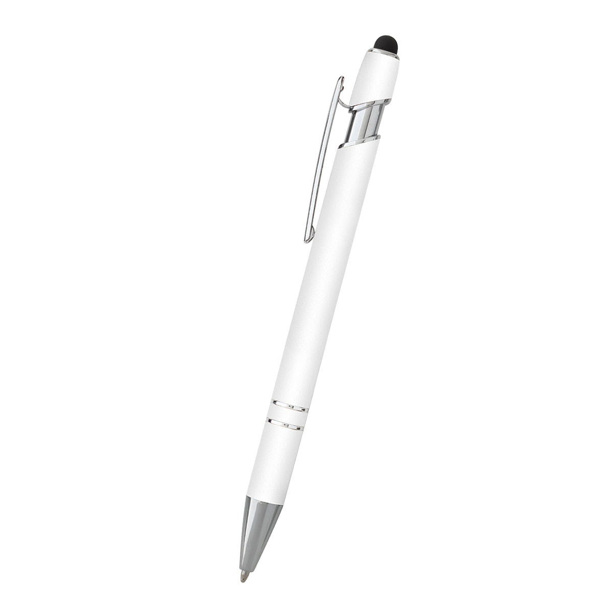 Incline Recycled Aluminum Stylus Pen - White