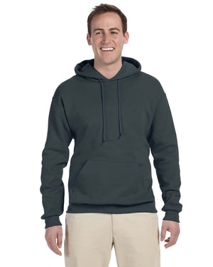 JERZEES Adult NuBlend® Fleece Pullover Hooded Sweatshirt - Black Heather