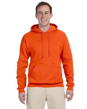 JERZEES Adult NuBlend® Fleece Pullover Hooded Sweatshirt - Safety Orange