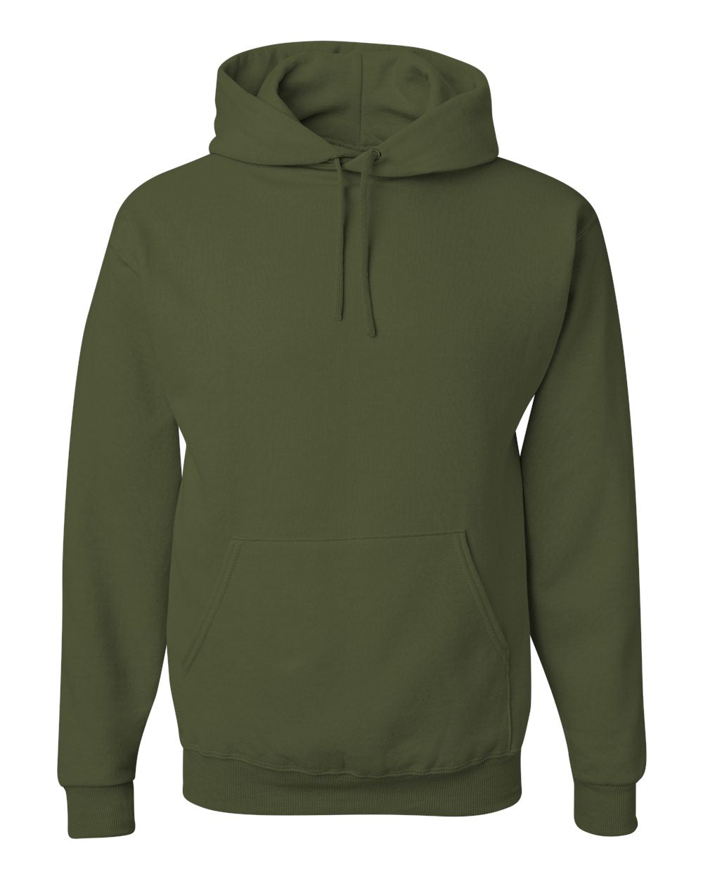 JERZEES Adult NuBlend® Fleece Pullover Hooded Sweatshirt - Military Green