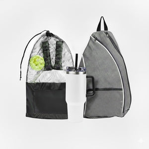 INTREPID PICKLEBALL KIT - Heather Gray/White