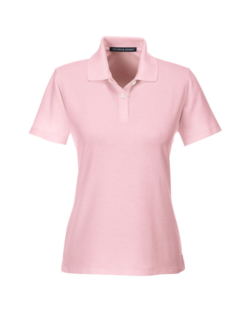 Ladies' Devon & Jones DRYTEC20 Performance Polo - DG150W - Pink