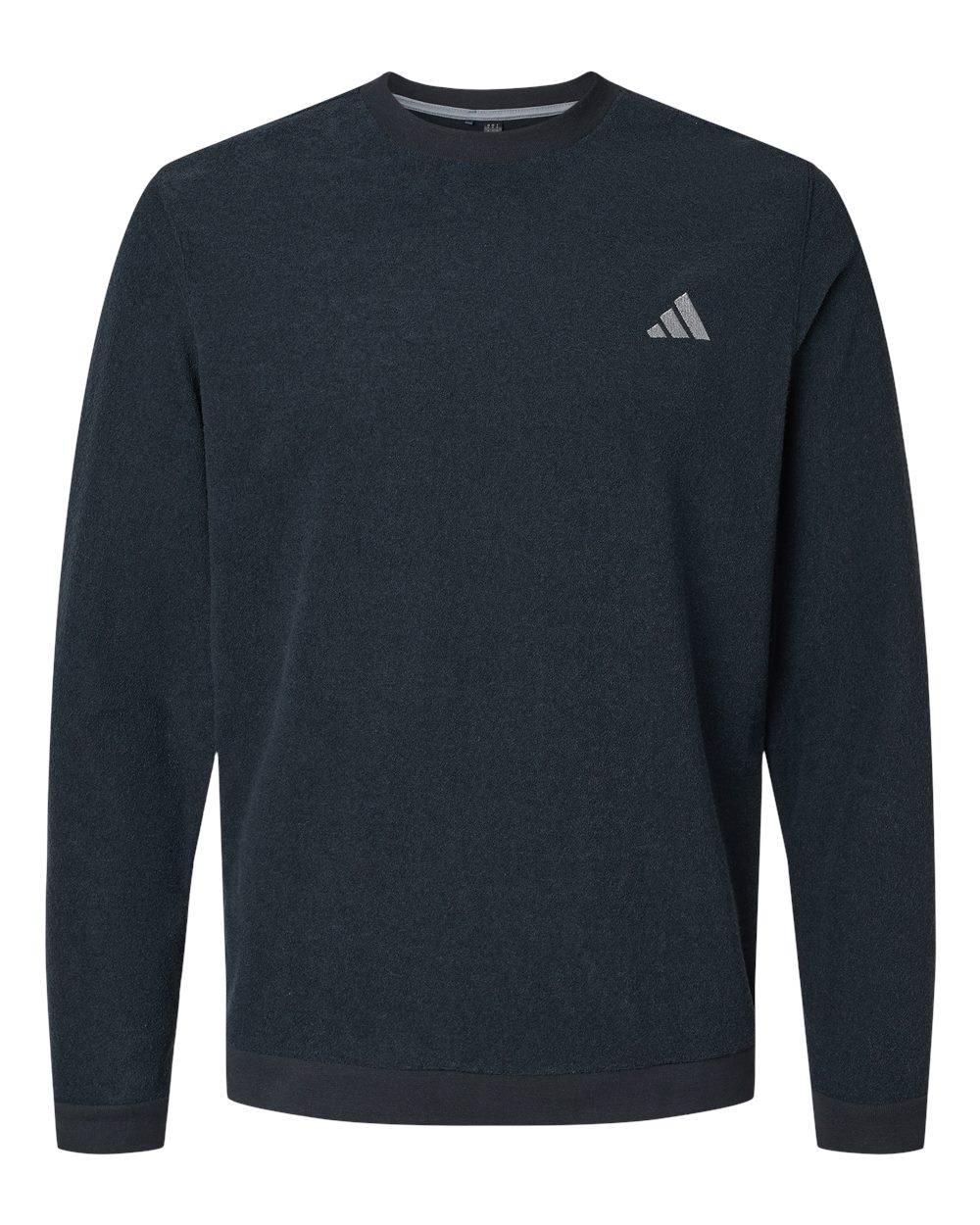 Adidas Men's Terry Loop Crewneck Sweatshirt - Black