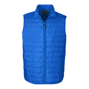 Core365 Packable Puffer Vest - Men - True Royal