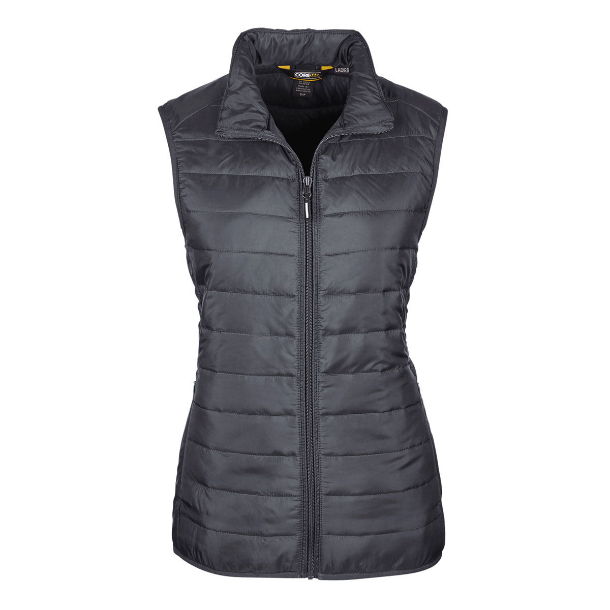 Core365 Packable Puffer Vest - Women - Carbon