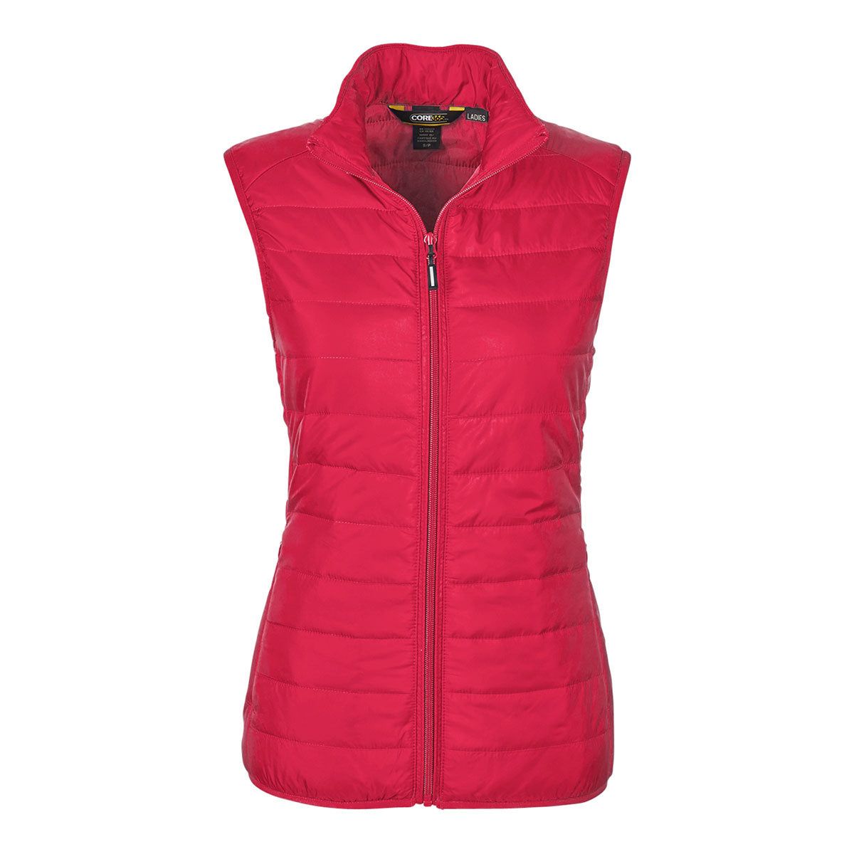 Core365 Packable Puffer Vest - Women - Classic Red