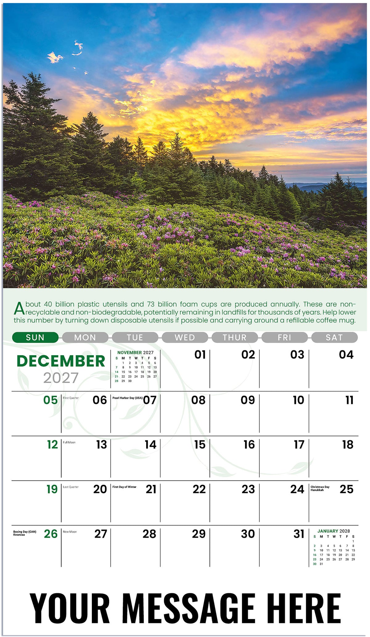 Go Green - 2027 Promotional Calendar