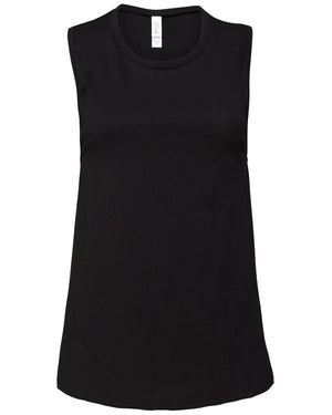 Bella + Canvas Ladies' Jersey Muscle Tank - Black