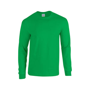 Gildan Adult Heavy Cotton™ Long-Sleeve T-Shirt - Irish Green