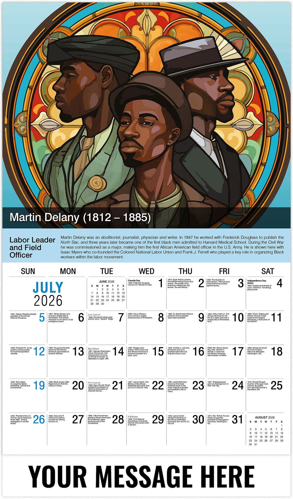 Black History: A Celebration - 2026 Promotional Calendar