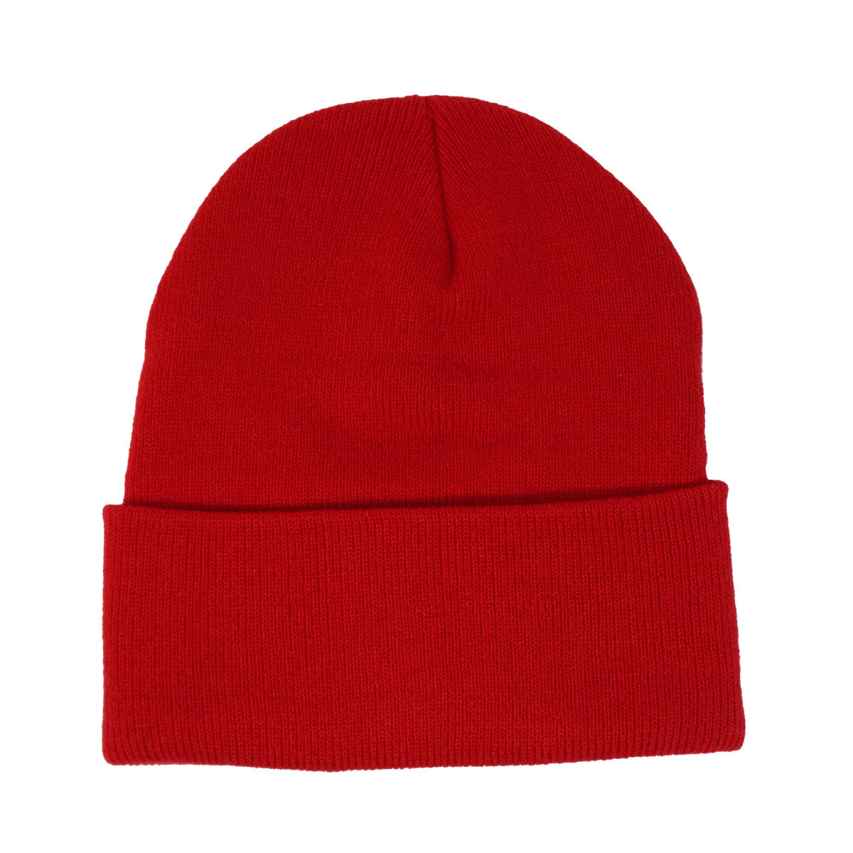 Knit Cuff Toque - Red