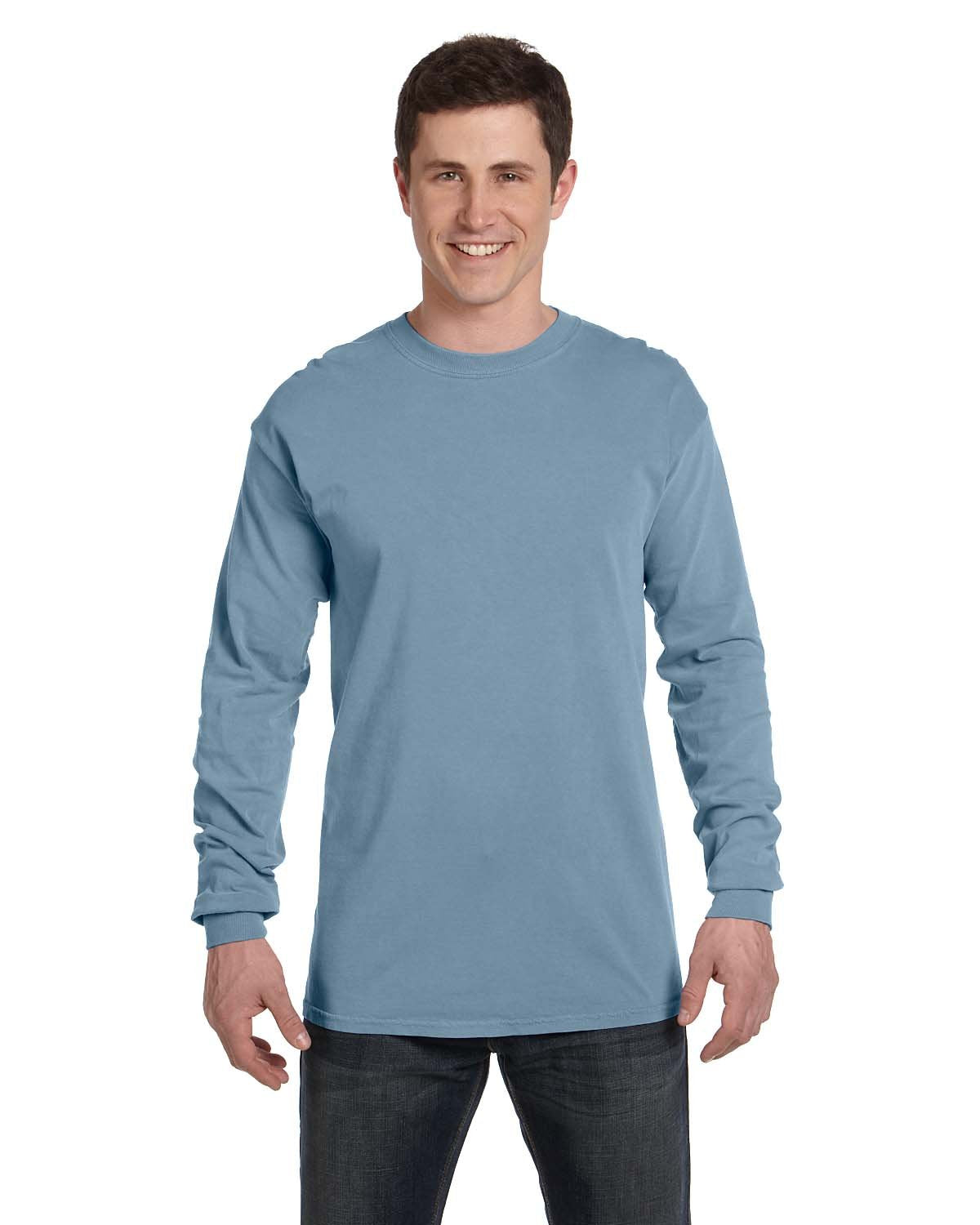 Comfort Colors Adult Heavyweight RS Long-Sleeve T-Shirt - Ice Blue
