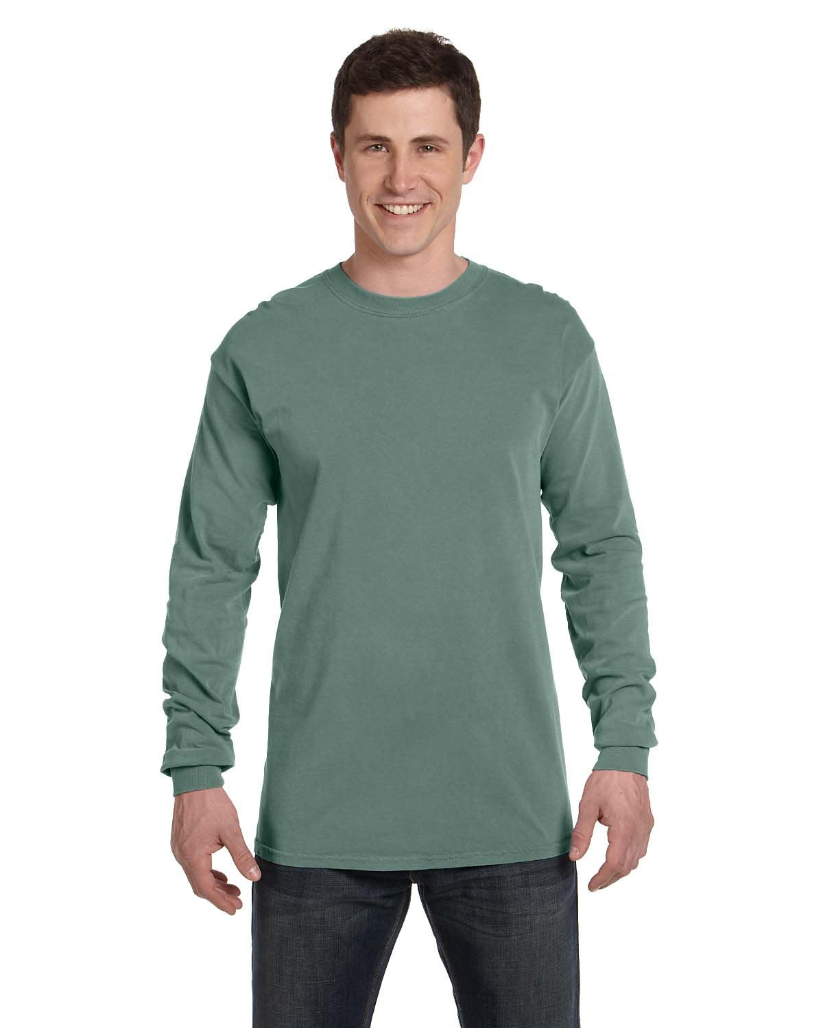 Comfort Colors Adult Heavyweight RS Long-Sleeve T-Shirt - Light Green