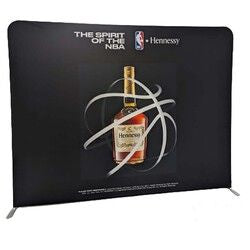 8'W x 8'H EuroFit Straight Wall Display Kit, with Full Color Graphics Double Sided - Full Color