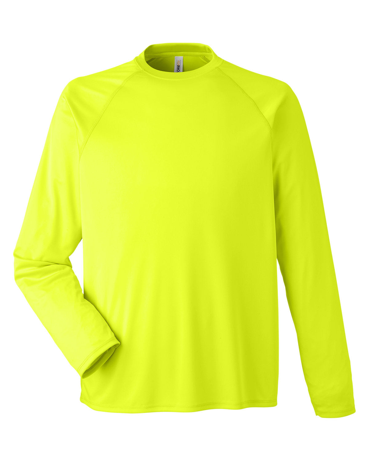 Core365 Unisex Ultra UVP™ Marina Raglan T-Shirt - Safety Yellow