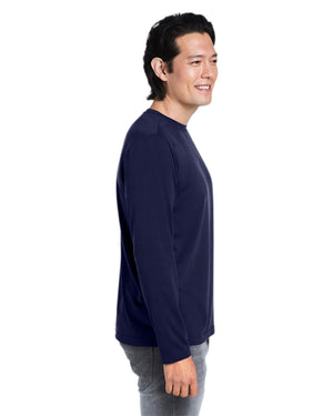 Core365 Adult Fusion ChromaSoft™ Performance Long-Sleeve T-Shirt - Side