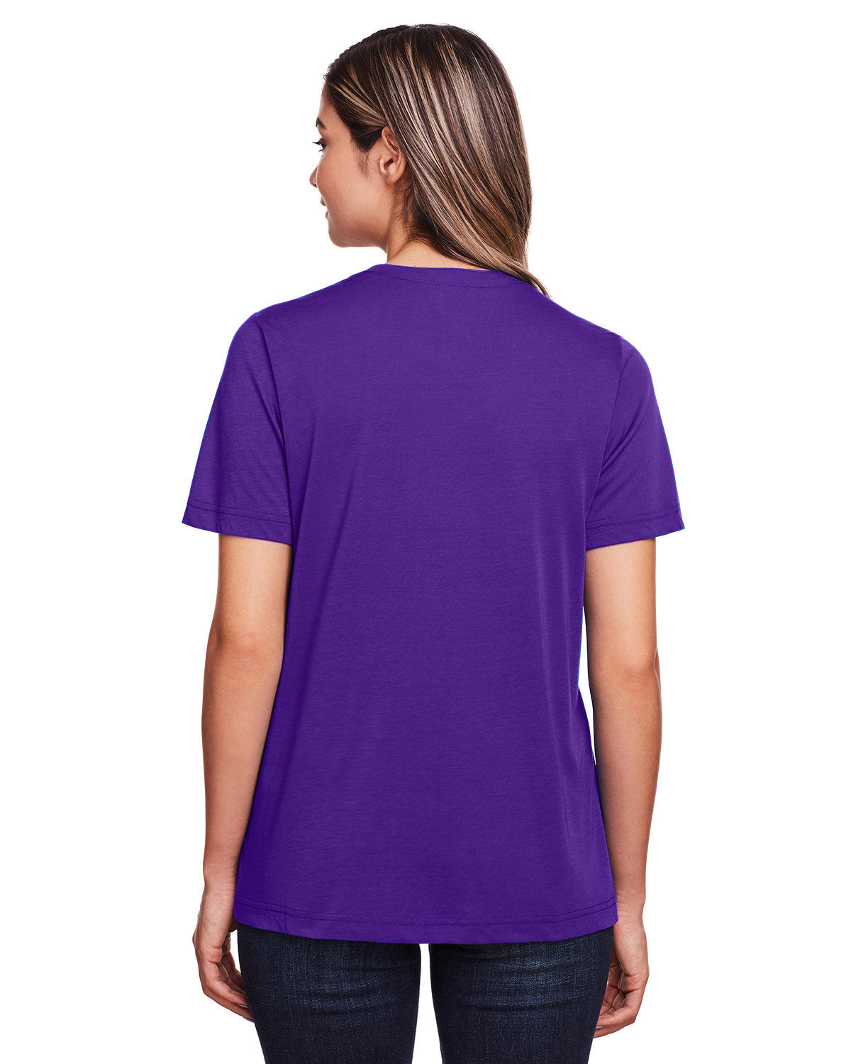 Core365 Ladies' Fusion ChromaSoft™ Performance T-Shirt - Back