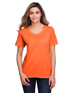 Core365 Ladies' Fusion ChromaSoft™ Performance T-Shirt - Campus Orange