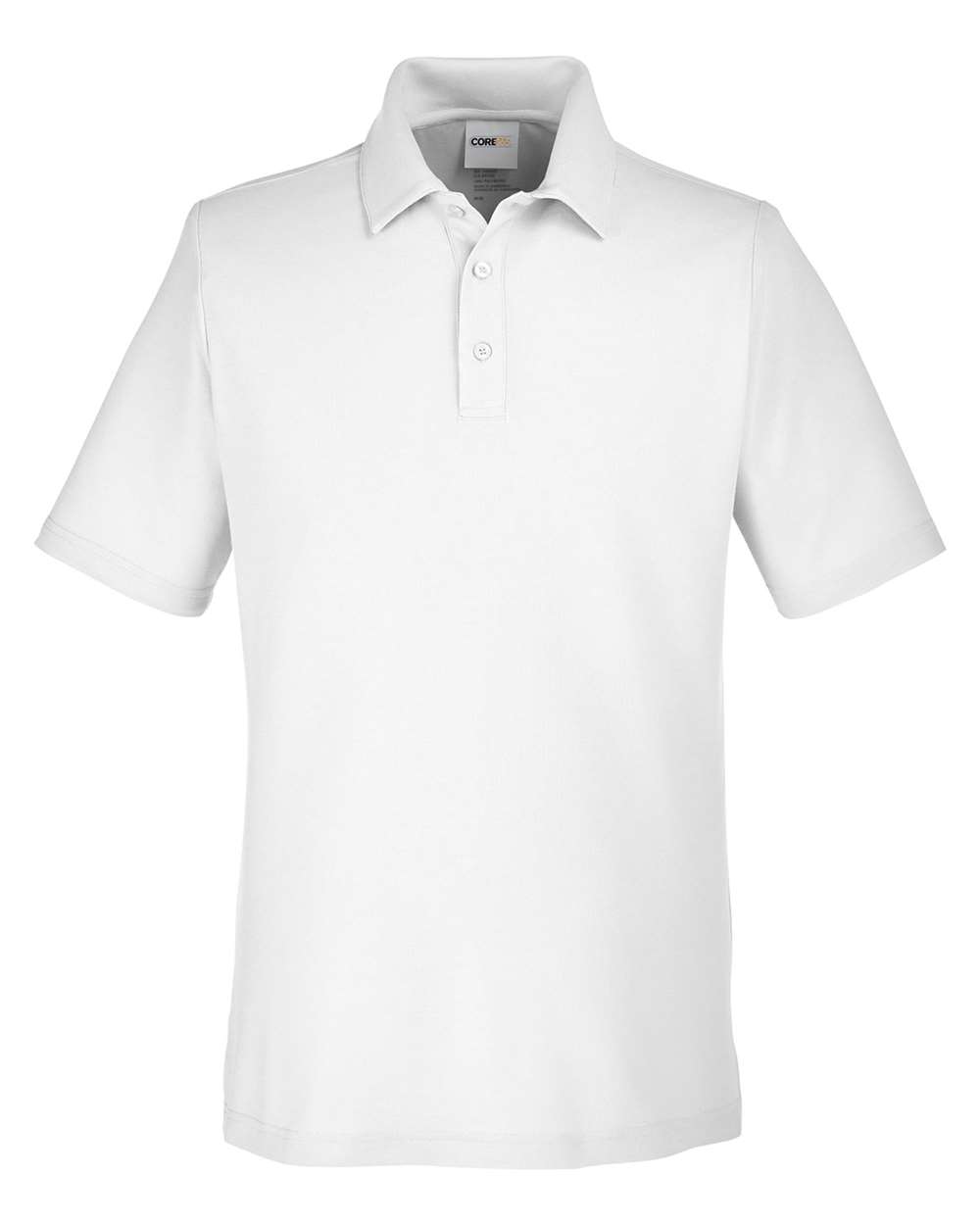 CORE365 Men's Fusion ChromaSoft™ Pique Polo - White