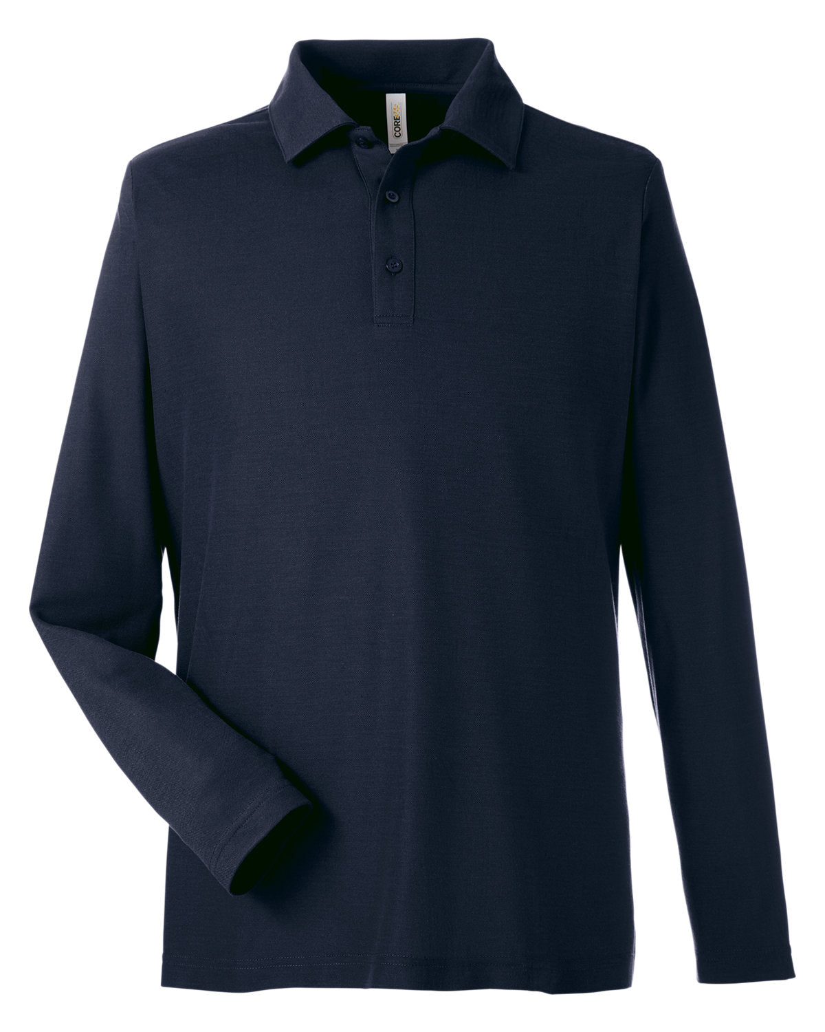 Core365 Men's Fusion ChromaSoft™ Long-Sleeve Pique Polo - Classic Navy