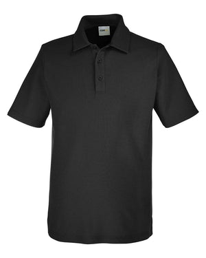 CORE365 Men's Tall Fusion ChromaSoft™ Pique Polo - Black