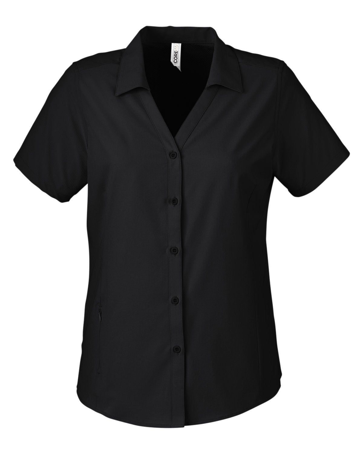 Core365 Ladies' Ultra UVP® Marina Shirt - Black