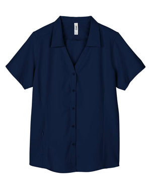 CORE365 Ladies' Ultra UVP® Marina Shirt - Classic Navy