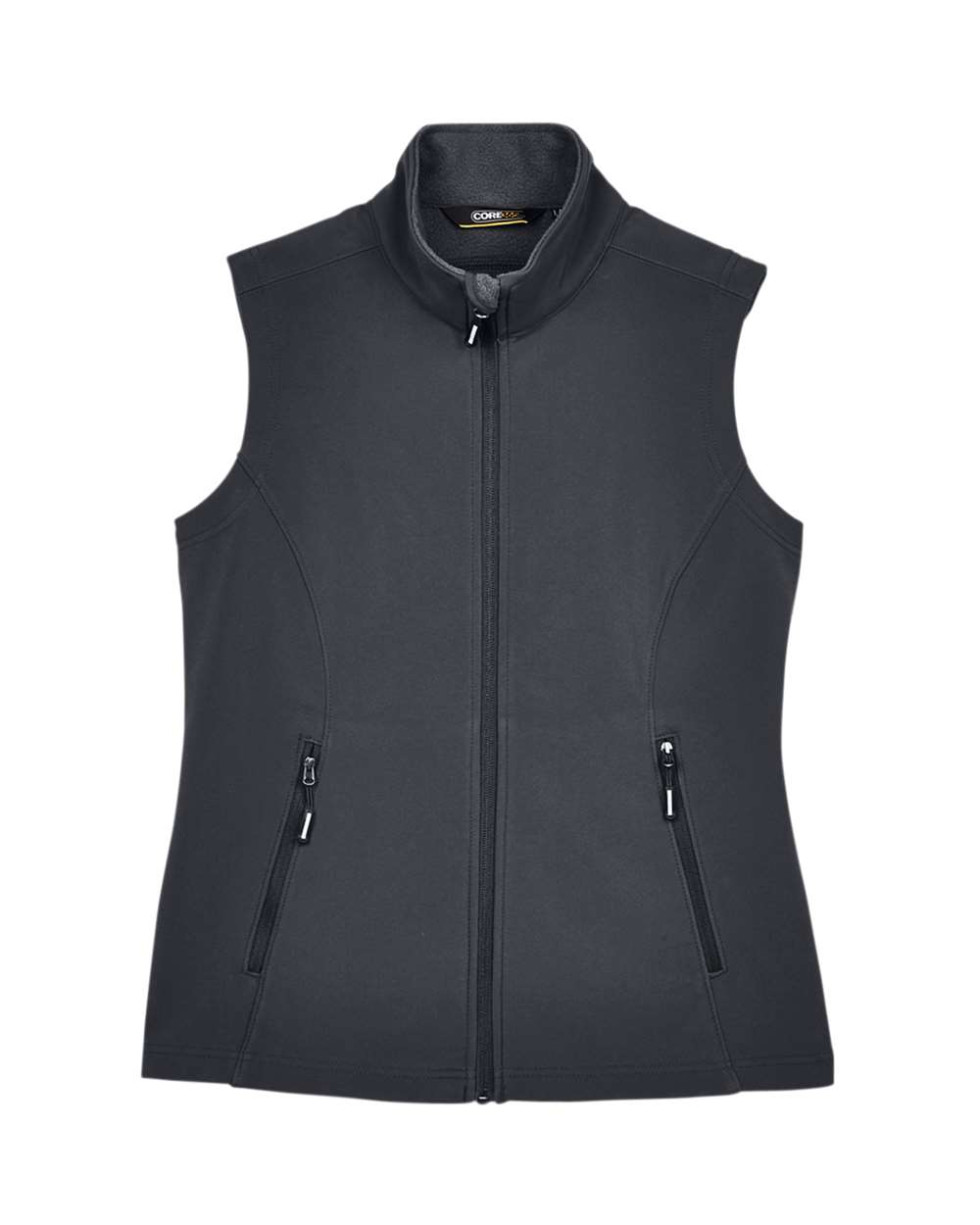 CORE365 Ladies' Cruise Two-Layer Fleece Bonded Soft Shell Vest - Carbon