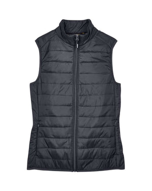 CORE365 Packable Puffer Vest - Women - Carbon