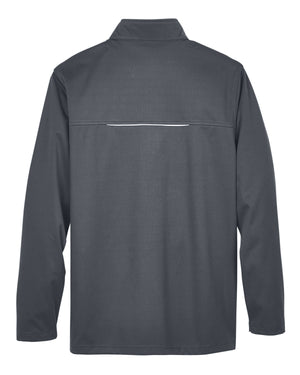 Core365 Men's Tall Techno Lite Three-Layer Knit Tech-Shell - Back