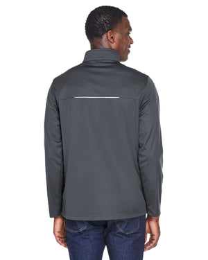 Core365 Men's Tall Techno Lite Three-Layer Knit Tech-Shell - Back