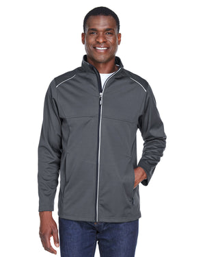 Core365 Men's Tall Techno Lite Three-Layer Knit Tech-Shell - Front