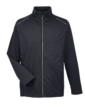 Core365 Men's Tall Techno Lite Three-Layer Knit Tech-Shell - Black
