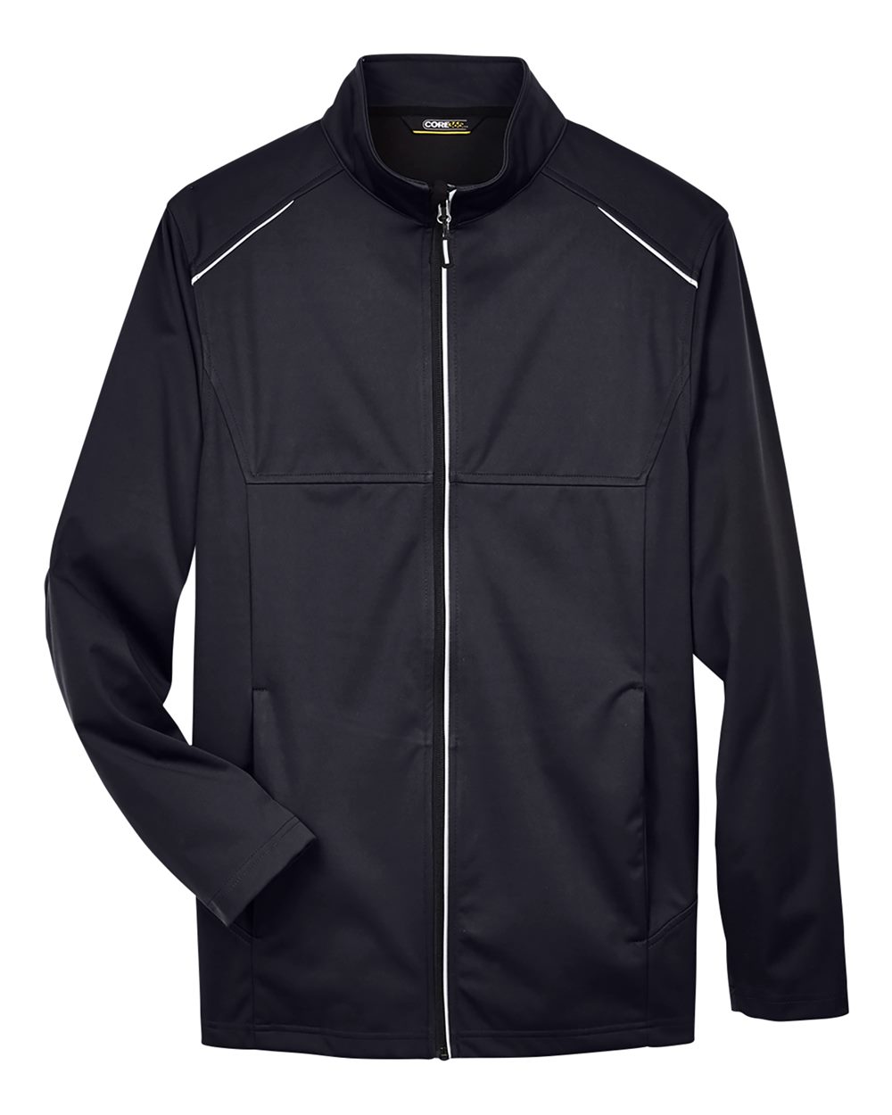 CORE365 Men's Tall Techno Lite Three-Layer Knit Tech-Shell - Black